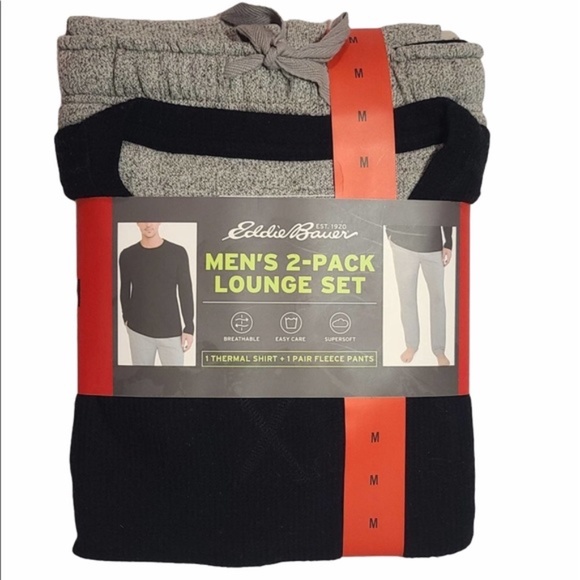 Eddie Bauer Men's 2-Pack Lounge Set - Picture 1 of 2